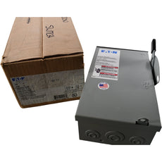 NEW Eaton DG221URB 30 Amp 240V 2-Pole Non-Fusible Safety Switch Disconnect NEMA 3R