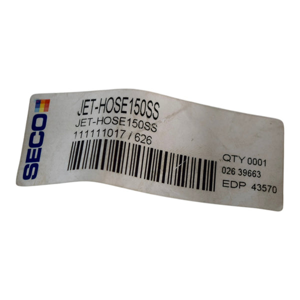 Seco JET-HOSE150SS JetStream Tooling Coolant Hose 150mm Parts - For Pa ...