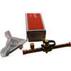 NEW Danfoss 009L8052 GBC 12s Ball Valve 1/2 ODF with Service Port R410A R22