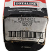 NEW Totaline P291-0753 Run Capacitor 7.5 MFD 370V Single Oval Carrier Bryant