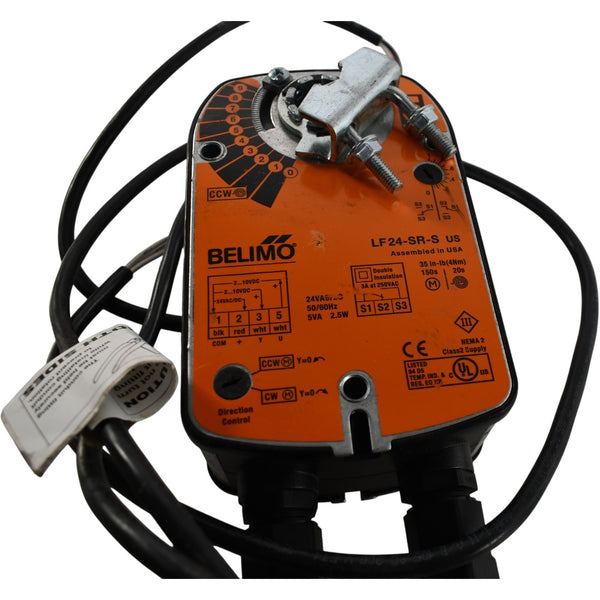 NEW Belimo LF24-SR-S US Spring Return Actuator 24V 35 lb-in Proportion ...