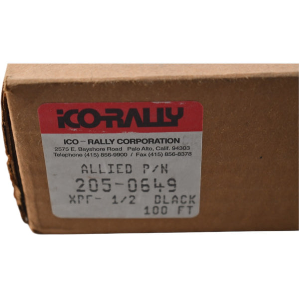 Ico Rally NEW ICO-RALLY 205-0649 XPF-1/2 Black Expandable Polyester Sleeving 100 ...