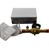 NEW Emerson BVS-058 PCN 806756 Refrigeration Ball Valve 5/8 ODF with Access Port