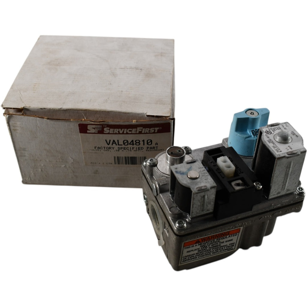 Val20447 NEW Service First VAL04810 Redundant Gas Valve 1/2 x 3/4 NPTI Trane Am ...