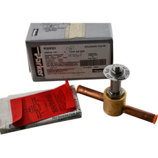 NEW Parker R20E83 Solenoid Valve 1/4 Orifice 3/8 ODF Refrigeration R410A R22
