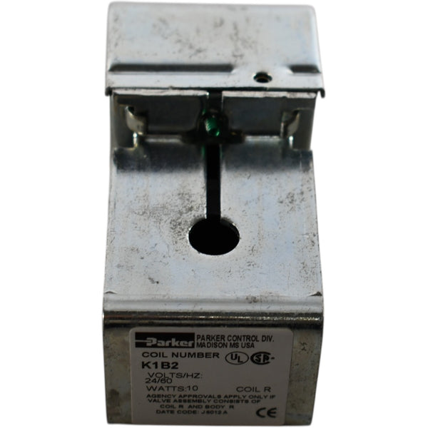 NEW Parker RK1B2 Solenoid Coil Kit 24V 60Hz 10W with Junction Box R-Se ...