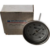 NEW Weiss 3BM6 Bimetal Thermometer -20/120 F 6in Stem 1/2 NPT 3in Dial
