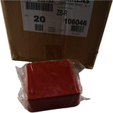 NEW Pack of 20 Siemens 500-636193 Simatic ZB-R Weatherproof Back Box Red Fire
