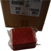 NEW Pack of 20 Siemens 500-636193 Simatic ZB-R Weatherproof Back Box Red Fire