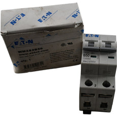 NEW Eaton WMZS2B50 Miniature Circuit Breaker 50A 2 Pole 480Y 277VAC 10kA Type B