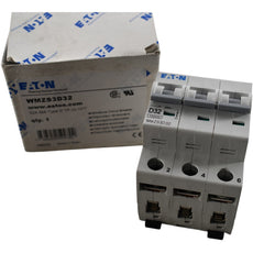 NEW Eaton WMZS3D32 Miniature Circuit Breaker 32A 3 Pole 480Y 277V 10kA Type D DIN