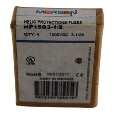 NEW Pack of 4 Mersen HP15G3-1/2 Helio Protection Solar Fuses 1500VDC 3.5A gPV