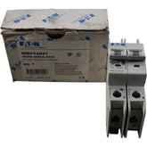 NEW Eaton WMZT2D01 1A 2 Pole 480V 277V D Curve Miniature Circuit Breaker