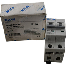 NEW Eaton WMZS2B50 50A 2 Pole 480V 277V B Curve Miniature Circuit Breaker