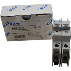 NEW Eaton WMZT2C03 3A 2 Pole 480V 277V C Curve Miniature Circuit Breaker