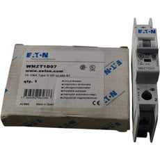 NEW Eaton WMZT1D07 7A 1-Pole Type D Miniature Circuit Breaker UL 489 277V 10kA