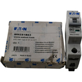 NEW Eaton WMZS1B63 63A 1-Pole Type B Miniature Supplementary Protector 277V 10kA