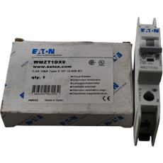 NEW Eaton WMZT1DX0 0.5A 1 Pole Type D Miniature Circuit Breaker UL 489 277V 10kA