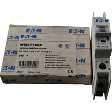 NEW Eaton WMZT1C08 8A 1 Pole Type C Miniature Circuit Breaker UL 489 277V 10kA