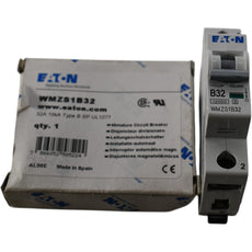 NEW Eaton WMZS1B32 32A 1 Pole Type B Miniature Supplementary Protector 277V 10kA