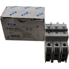 NEW Eaton WMZT3D15 15A 3 Pole Type D Miniature Circuit Breaker UL 489 480V 10kA