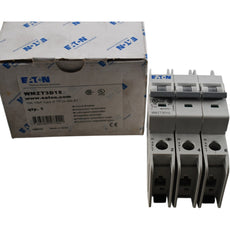 NEW Eaton WMZT3D15 15A 3 Pole Type D Miniature Circuit Breaker UL 489 480V 10kA