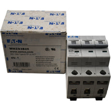 NEW Eaton WMZS3B25 25A 3 Pole Type B Miniature Supplementary Protector 480V 10kA