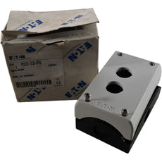 NEW Eaton M22-I2-PG 2-Hole Surface Mount Enclosure M22 22.5mm NEMA 4X 13 IP67
