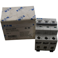 NEW Eaton WMZS3D25 25A 3 Pole Type D Miniature Supplementary Protector 480V 10kA