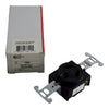NEW Pass & Seymour 7621 Single Receptacle Outlet 20A 277V Black Spec Grade