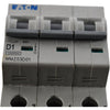 Eaton WMZS3D01 1A 3 Pole Type D 277/480V DIN Rail Circuit Breaker
