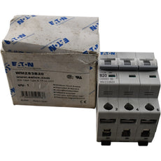 NEW Eaton WMZS3B20 20A 3 Pole Type B 10kA 277/480V DIN Rail Circuit Breaker