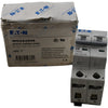 NEW Eaton WMZS2D08 8A 2 Pole Type D 10kA 277/480V DIN Rail Circuit Breaker