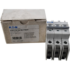NEW Eaton WMZT3CX1T 1.5A 3 Pole Type C 10kA 277/480V DIN Rail Circuit Breaker
