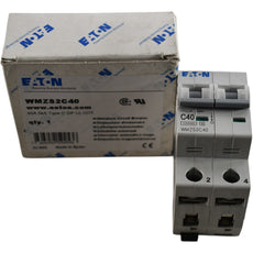 NEW Eaton WMZS2C40 Miniature Circuit Breaker 40A 2 Pole 480Y 277V Type C DIN