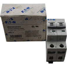 NEW Eaton WMZS2C03 Miniature Circuit Breaker 3A 2 Pole 480Y 277V Type C DIN