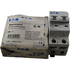 NEW Eaton WMZS2D32 Miniature Circuit Breaker 32A 2 Pole 480Y 277V Type D DIN