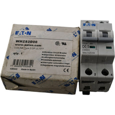NEW Eaton WMZS2D00 Miniature Circuit Breaker 0.5A 2 Pole 480Y 277V Type D DIN