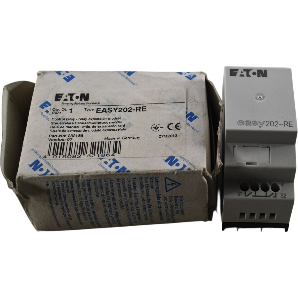 NEW Eaton EASY202-RE Easy Programmable Relay Expansion Module 12 Input ...
