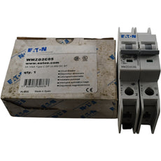 NEW Eaton WMZD2C05 Miniature Circuit Breaker 5A 2 Pole 480V Type C DIN