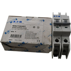 NEW Eaton WMZT2D20T Miniature Circuit Breaker 20A 2 Pole 480Y 277V Type D DIN