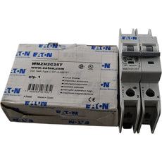 NEW Eaton WMZH2C20T Miniature Circuit Breaker 20A 2 Pole 480Y 277V Type C DIN