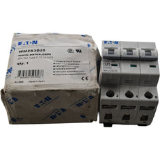 NEW Eaton WMZS3D25 Miniature Circuit Breaker 25A 3 Pole 480Y 277V Type D DIN