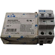 NEW Eaton WMZS2B30 Miniature Circuit Breaker 30A 2 Pole 480Y 277V Type B DIN