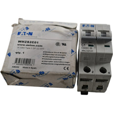NEW Eaton WMZS2C01 Miniature Circuit Breaker 1A 2 Pole 480Y 277V Type C DIN