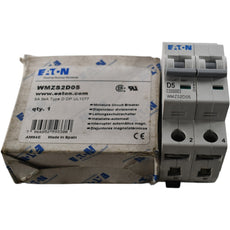 NEW Eaton WMZS2D05 Miniature Circuit Breaker 0.5A 2 Pole 480Y 277V Type D DIN