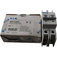 NEW Eaton WMZT2C02 Miniature Circuit Breaker 2A 2 Pole 480Y 277V Type C DIN