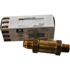 NEW Mueller AG15504 Refrigeration Pressure Relief Valve 1/2 NPT x 5/8 Flare 350 PSI