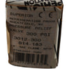 NEW Superior 3012-300 Straight-Thru Pressure Relief Valve 1/4 NPT x 3/8 SAE 300 PSI