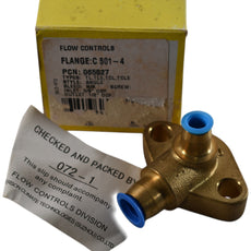 NEW Emerson Alco C 501-4 PCN 065527 Angle Body Flange 3/8 x 1/2 ODF
